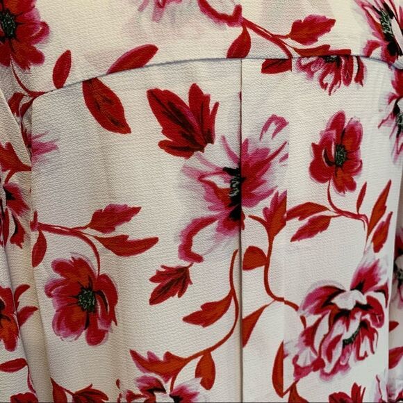 C & E floral blouse Large - Picture 5 of 10